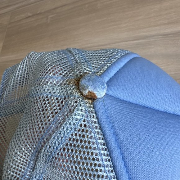 Vintage Sand Dollar St. Augustine Florida Trucker Hat Snapback Cap‎ Baby Blue - Picture 4 of 12